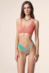 BIKINI BRASSIERE DONNA  ARANCIO MF25-0503 CR ME FUI